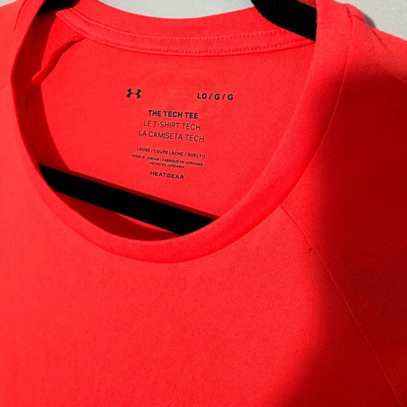 Under Armour Men Le Tech Short Sleeve T-Shirt Large - Picture 3 of 4